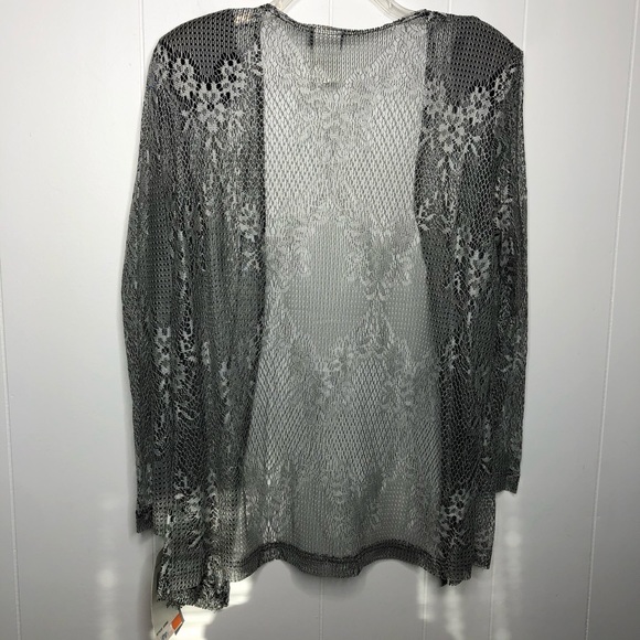 NWT Helene Blake open front lace cardigan. Size 14 - Picture 4 of 7